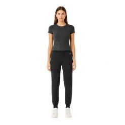 Spodnie turystyczne damskie Lacoste. Czarne spodnie sportowe damskie Lacoste, uniwersalny, z dresówki, trekkingowe. Za 467.00 zł.