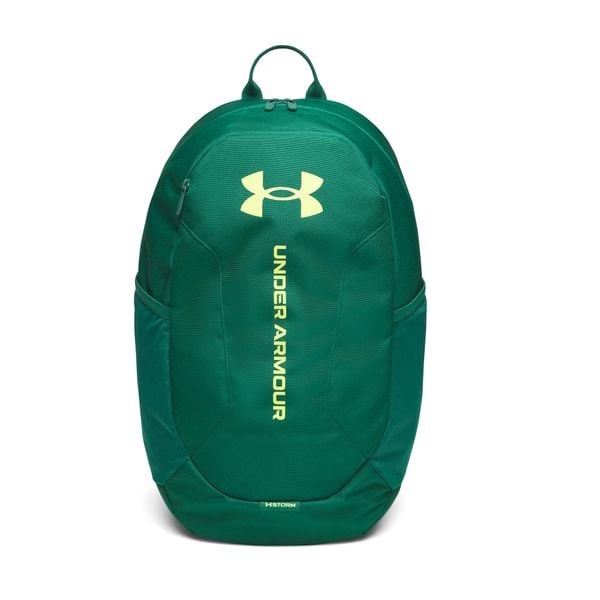 Plecak sportowy UA Hustle Lite 26.5L Zielony. Zielone plecaki damskie Under Armour, bez wzorów, z materiału, biznesowe. Za 158.20 zł.