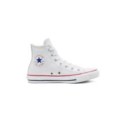 Buty trampki na co dzień CONVERSE wysokie skóra. Białe trampki i tenisówki damskie Converse, bez wzorów, ze skóry. Za 379.00 zł.