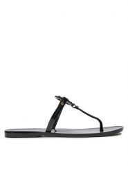 Tory Burch Japonki Mini Miller Flat Thong 51148678 Czarny. Czarne klapki damskie Tory Burch, bez wzorów, z tworzywa sztucznego, bez obcasa. Za 539.99 zł.