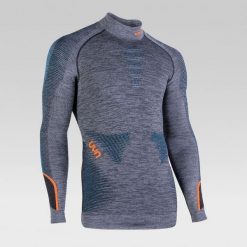 Bielizna top męski UYN Ambityon Uw Lg Sl Melange Turtleneck. Szara bielizna termoaktywna męska UYN, l, bez wzorów, z materiału. W wyprzedaży za 406.30 zł.