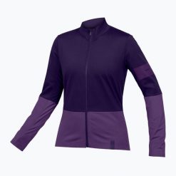 Bluza rowerowa damska Endura FS260 Jetstream bramble. Fioletowe bluzy bez kaptura damskie ENDURA. Za 349.99 zł.
