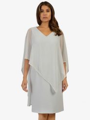 APART Sukienka w kolorze jasnoszarym rozmiar: 38. Szare sukienki damskie Apart, na co dzień, bez wzorów, bez kołnierzyka, bez ramiączek, midi, proste. Za 187.99 zł.