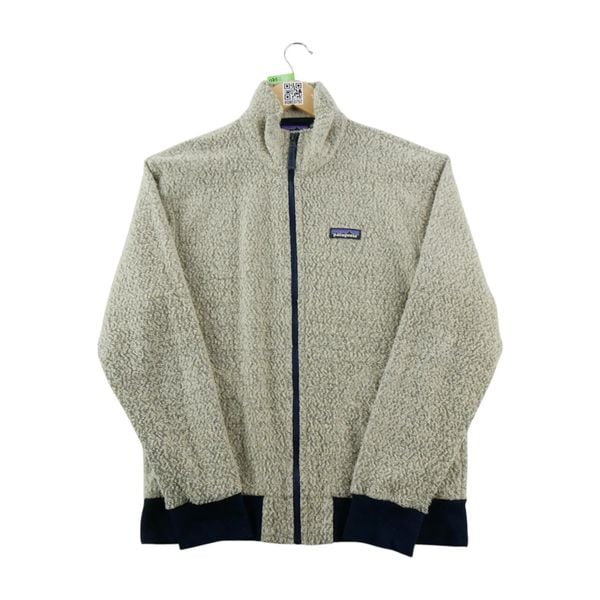 Second life - Kurtka polarowa męska Regular fit - Stan bardzo dobry. Brązowe kurtki treningowe męskie Patagonia, m, bez wzorów, z materiału, trekkingowe. Za 278.96 zł.