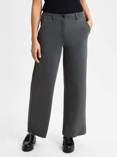 Soyaconcept® Szerokie spodnie - SC Nanni 4 Kobiety Sztuczne włókno szary, XL. Szare spodnie materiałowe damskie bez wzorów, z włókna, eleganckie. Za 139.95 zł.