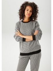 Aniston Bluza w kolorze czarno-białym rozmiar: 42. Białe bluzy bez kaptura damskie Aniston. Za 74.11 zł.