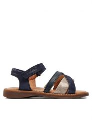 Froddo Sandały Lore N-Straps G3150247-5 M Niebieski. Niebieskie sandały dziewczęce Froddo, ze skóry, bez zapięcia. Za 399.99 zł.