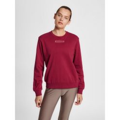 Bluza damska Hummel TE Element. Czerwone bluzy z kapturem damskie HUMMEL, na jesień, s, z bawełny. Za 236.00 zł.
