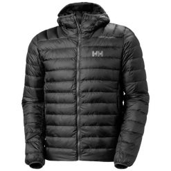 Kurtka z kapturem Helly Hansen Verglas Down 2.0. Czarne kurtki męskie Helly Hansen, m, bez wzorów, z materiału, z kapturem. Za 1,122.00 zł.