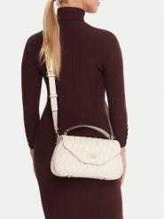 Guess Torebka Valla HWQG81 22200 Écru. Torebki klasyczne damskie Guess, z aplikacjami, ze skóry, bez dodatków. Za 339.99 zł.