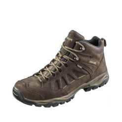 Buty trekkingowe męskie Nebraska Mid z membraną Gore - Tex. Brązowe buty trekkingowe męskie MEINDL, z gore-texu, bez zapięcia, wspinaczkowe, gore-tex. Za 847.85 zł.