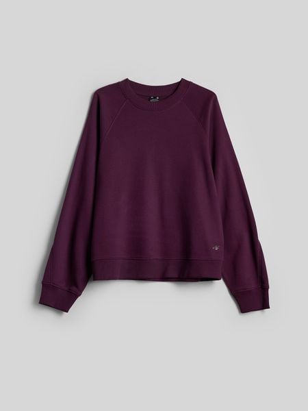 4F Bluza dresowa loose bez kaptura damska - fioletowa S. Fioletowe bluzy bez kaptura damskie 4f, l, z bawełny. Za 129.99 zł.