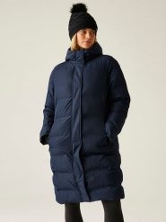 Dare 2b Płaszcz pikowany "Wander" w kolorze granatowym rozmiar: 32. Niebieskie płaszcze damskie Dare 2b, m, bez wzorów. Za 319.13 zł.