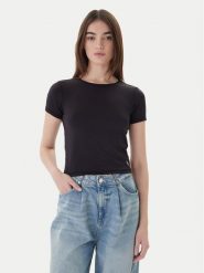 Guess Top 178747 Czarny Classic Fit. Czarne topy sportowe damskie Guess, m, z aplikacjami, z syntetyku, bez ramiączek. Za 84.00 zł.