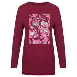 Damska koszulka Loap Abrisima w kolorze różowym. Czarne t-shirty damskie LOOP, uniwersalny, bez wzorów, z bawełny, bez kołnierzyka. Za 70.50 zł.