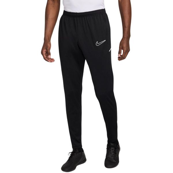 Spodnie męskie Nike Dri-Fit Academy 25. Czarne spodnie materiałowe męskie Nike, bez wzorów, z poliesteru, sportowe. Za 141.99 zł.