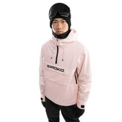 Kurtka snowboardowa męska W6 Flims. Czerwone kurtki narciarskie i snowboardowe damskie SIROKO, l, bez wzorów, z materiału, z kapturem, snowboardowy. Za 382.00 zł.
