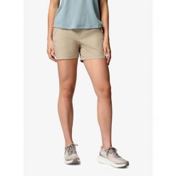Spodenki turystyczne damskie Columbia Leslie Falls Short II. Brązowe szorty damskie Columbia, bez wzorów, sportowe. Za 251.99 zł.