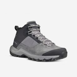 Second Life - Buty turystyczne męskie Quechua MH500 Mid... - Stan Doskonały. Szare buty trekkingowe męskie QUECHUA, z kauczuku, bez zapięcia, trekkingowe. Za 279.99 zł.