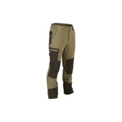 Spodnie myśliwskie 900. Brązowe spodnie materiałowe męskie SOLOGNAC, z elastanu. Za 149.99 zł.