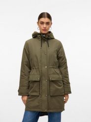 Vero Moda Parka w kolorze khaki rozmiar: L. Brązowe parki damskie Vero Moda, l, bez wzorów. Za 191.88 zł.