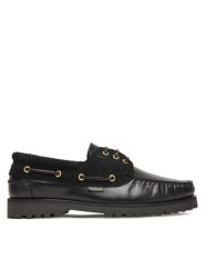 Barbour Mokasyny Deck Boat MFO0795BK51 Czarny. Czarne mokasyny męskie Barbour, ze skóry. Za 709.99 zł.