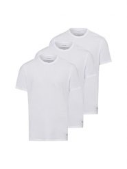 Calvin Klein T-shirt w 3-paku Mężczyźni Bawełna biały, L. Białe t-shirty męskie CALVIN KLEIN, l, bez wzorów, z bawełny, bez kołnierzyka. Za 219.95 zł.
