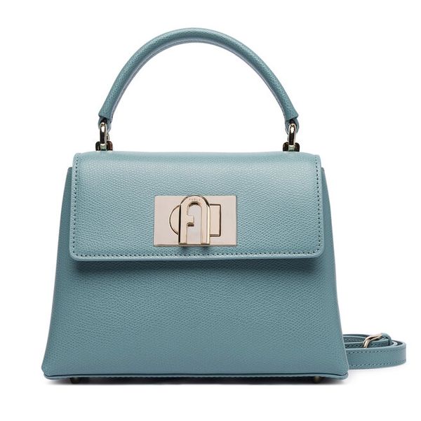 Torebka Furla. Niebieskie torebki klasyczne damskie Furla, bez wzorów, bez dodatków. Za 1,779.00 zł.
