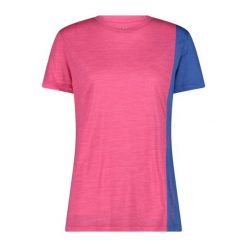 Koszulka damska CMP. Czerwone t-shirty damskie CMP, bez wzorów, bez kołnierzyka. Za 244.00 zł.