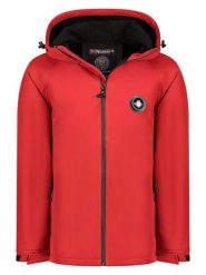 Geographical Norway Kurtka softshellowa "Tamigoglass" w kolorze czerwonym rozmiar: XL. Czerwone kurtki outdoor męskie Geographical Norway, xl, bez wzorów, bez kaptura. Za 160.96 zł.