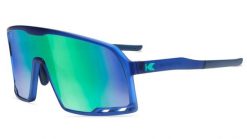 Okulary przeciwsłoneczne dla dorosłych - kategoria 3 - Rubberized Navy / Mint. Niebieskie okulary przeciwsłoneczne męskie KNOCKAROUND, z gumy. Za 260.95 zł.