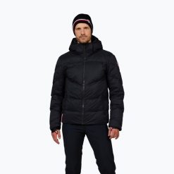 Kurtka narciarska męska Rossignol Legacy Merino Down. Czarne kurtki narciarskie i snowboardowe damskie Rossignol, l, bez wzorów, z materiału, bez kaptura, narciarskie. Za 1,759.00 zł.
