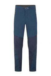 Spodnie softshell męskie Torque Short. Niebieskie spodnie materiałowe męskie RAB, bez wzorów, z materiału. Za 589.99 zł.