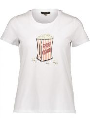 More & More Koszulka w kolorze białym rozmiar: 40. Białe bluzki damskie MORE & MORE, bez wzorów, bez kołnierzyka, bez ramiączek. Za 56.99 zł.