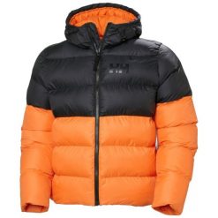 Kurtka puchowa Helly Hansen Active. Brązowe kurtki męskie Helly Hansen, bez wzorów, z puchu, eleganckie, bez kaptura. W wyprzedaży za 801.45 zł.