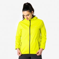 Kurtka do biegania przeciwdeszczowa damska Kiprun Run 900 Rain. Szare kurtki do biegania damskie KIPRUN, na zimę, l, bez kaptura. Za 399.99 zł.