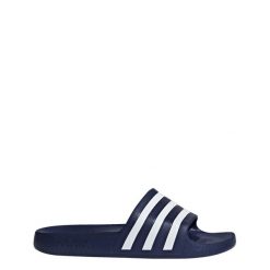 Klapki adilette Aqua. Białe klapki damskie Adidas, bez wzorów, bez obcasa. Za 99.95 zł.