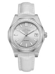 ALAIN ASTER Zegarek kwarcowy w kolorze srebrno-białym rozmiar: onesize. Białe, analogowe zegarki damskie ALAIN ASTER, ze stali. Za 1,130.99 zł.