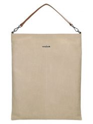 Wojas Skórzana torebka w kolorze beżowym - 35 x 42 x 4 cm rozmiar: onesize. Brązowe torebki klasyczne damskie Wojas, bez wzorów, z materiału, bez dodatków. Za 387.44 zł.