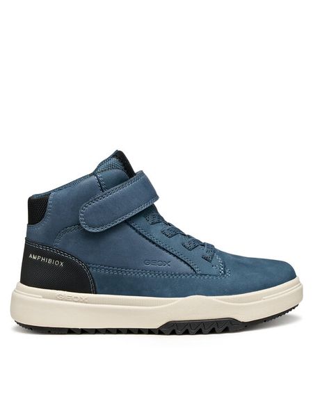 Geox Sneakersy J Bunshee B Abx J16FMA 0ME32 C4J9B S Granatowy. Niebieskie buty sportowe chłopięce Geox, bez wzorów, z nubiku, bez zapięcia. Za 249.99 zł.