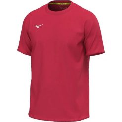 Koszulka Mizuno Team. Czerwone t-shirty sportowe męskie Mizuno, m, bez ramiączek, na fitness i siłownię. Za 120.50 zł.