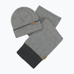 Zestaw czapka + szalik Musto Tipped Beanie & Scarf Gift Set. Szare czapki zimowe damskie Musto. Za 189.99 zł.