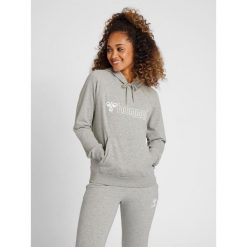 Damska bluza z kapturem Hummel Noni 2.0. Szare bluzy z kapturem damskie HUMMEL, xl, z bawełny. Za 200.50 zł.