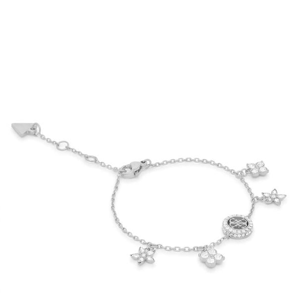 Bransoletka Guess. Szare bransoletki damskie Guess, srebrne. Za 252.99 zł.