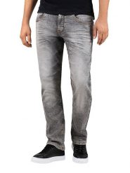 Timezone Dżinsy "Gerrittz" - Regular fit - w kolorze szarym rozmiar: W36/L36. Szare jeansy męskie Timezone. Za 175.67 zł.