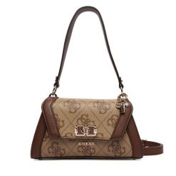Torebka Guess. Brązowe torebki klasyczne damskie Guess, z aplikacjami, bez dodatków. Za 589.99 zł.