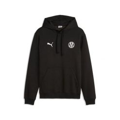 Bluza z kapturem OM 2026/27. Czarne bluzy z kapturem męskie Puma, l, z materiału. Za 289.00 zł.