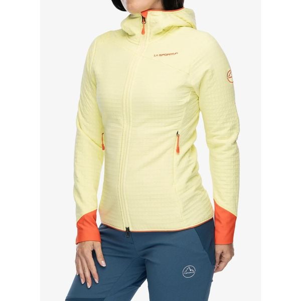 Bluza polarowa damska La Sportiva Bristen Thermal Hoody. Żółte bluzy bez kaptura damskie La Sportiva, l, z polaru. Za 776.99 zł.