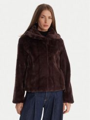 Guess Futro W0BL0N WDCH0 Brązowy Regular Fit. Brązowe futra damskie Guess, s. Za 699.99 zł.