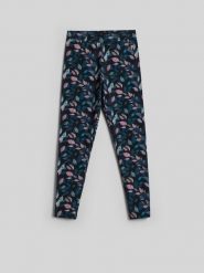 4F Legginsy dzianinowe dziewczęce - multikolor 146 (10-11 lat). Koszulki dziewczęce 4f, s, bez wzorów, z bawełny, bez ramiączek. Za 69.99 zł.